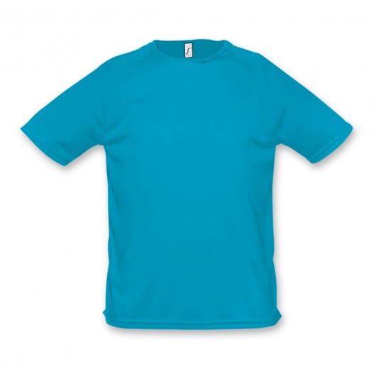 SOLS Sporty Mens Tshirts Aqua